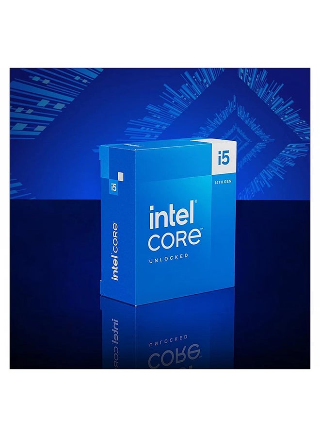 إنتل معالج كور i5-14600K بسرعة 3.5 جيجاهرتز و14 نواة LGA 1700 BX8071514600K أزرق - Image 3